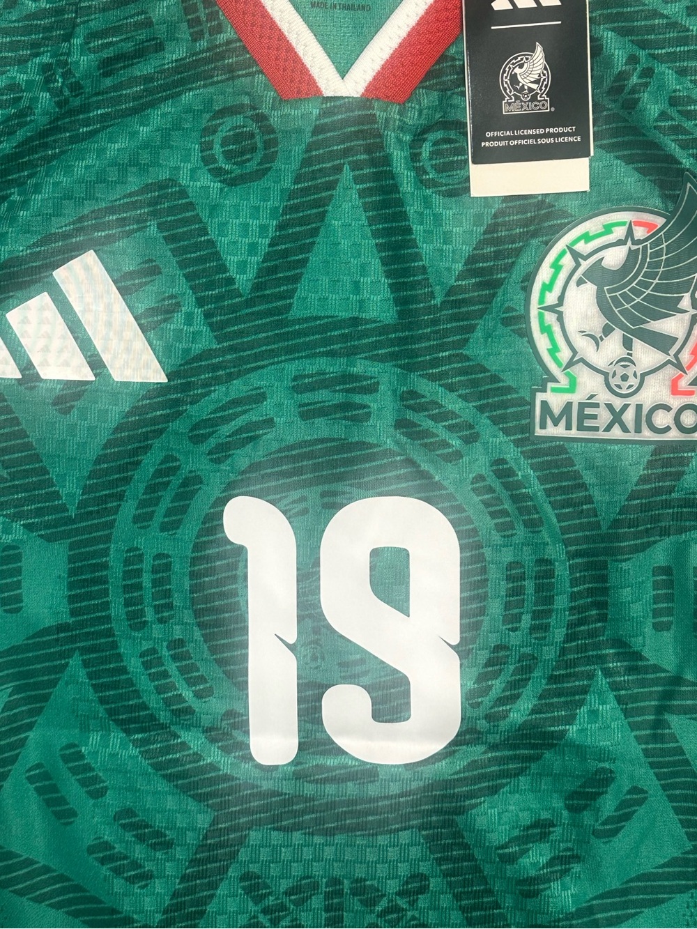 Adidas Mexico Authentic Home Jersey Bundle #16 and #19 Player Version World Cup - Picture 6 of 12
